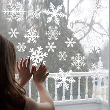 38PCS Snowflake Electrostatic Wall Stickers