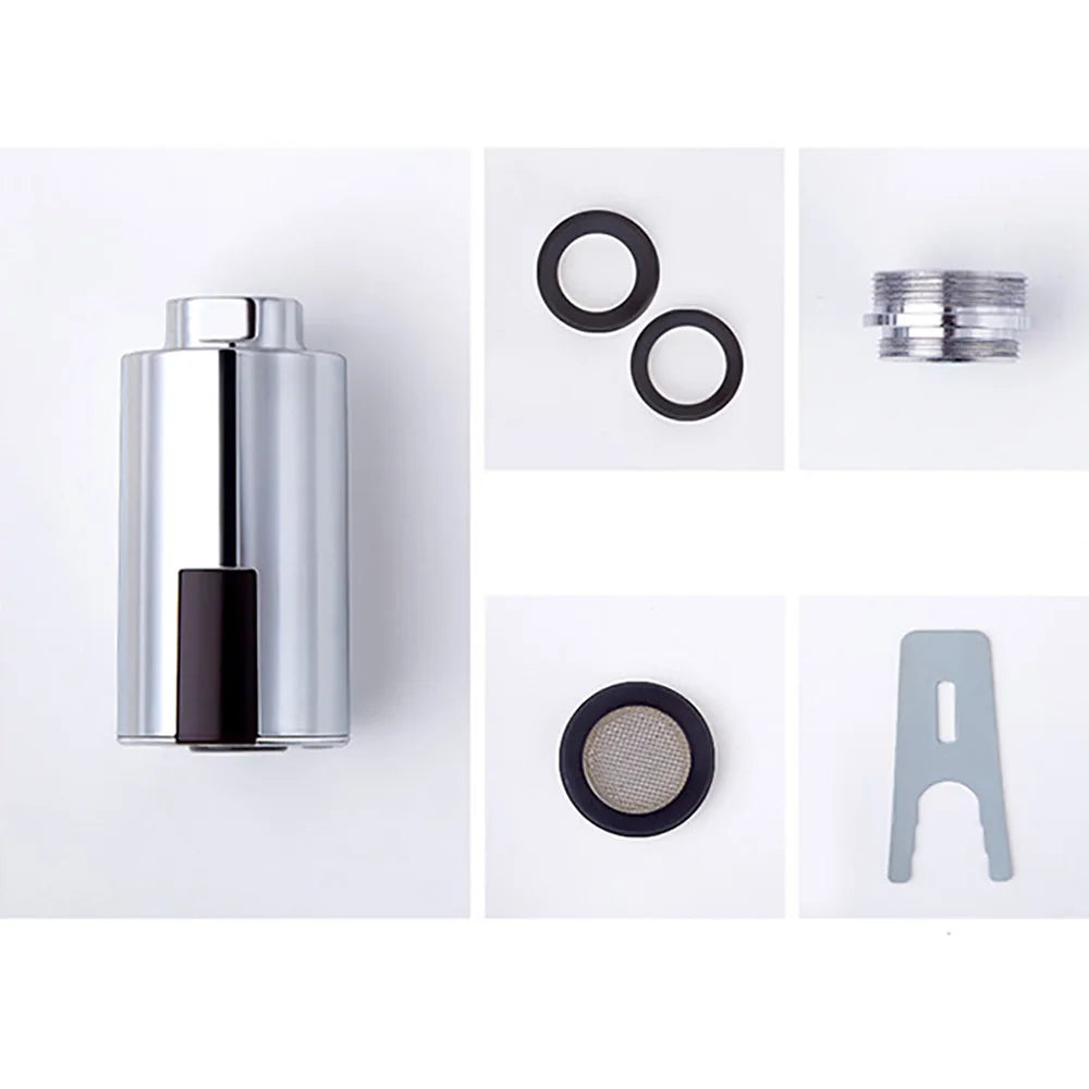 Kitchen Sensor Faucet Water Saving Device Non-contact Faucet Bathroom Automatic Inflatable Sensor Faucet Shower Head Filter