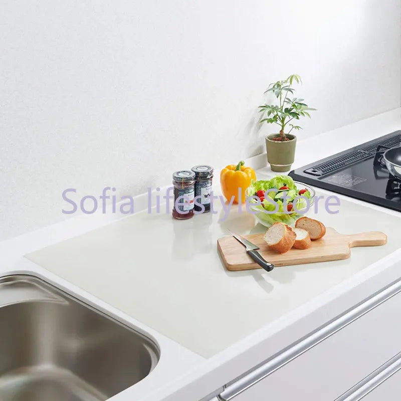 Large Silicone Placemat 1mm Kitchen Table Mat Baking Dough Kneading Pastry Countertop Dining Dish 60x40 Heat Resistant Mat Pad