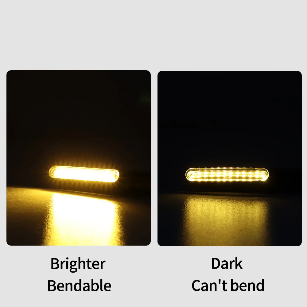 2/4PCS Motorcycle LED Turn Signal Lights