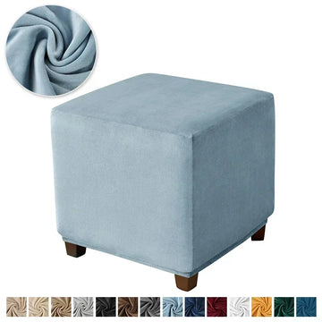 Luxury Velvet Ottoman Cover