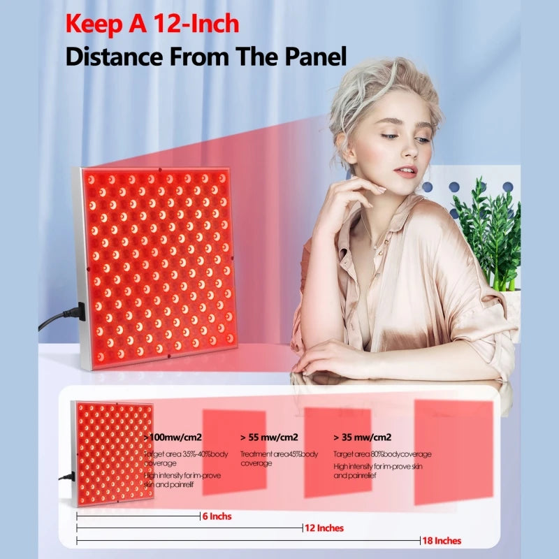LED Red Light Therapy Panel